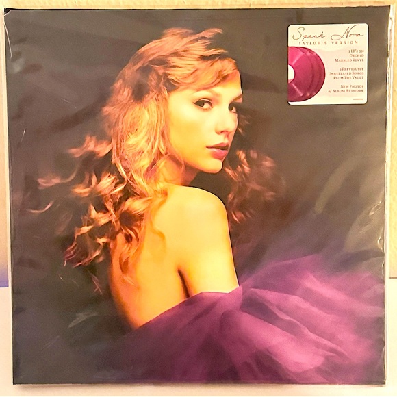 NWT Taylor Swift Speak Now (TV) [Orchid Marbled 3 LP] - Picture 1 of 4